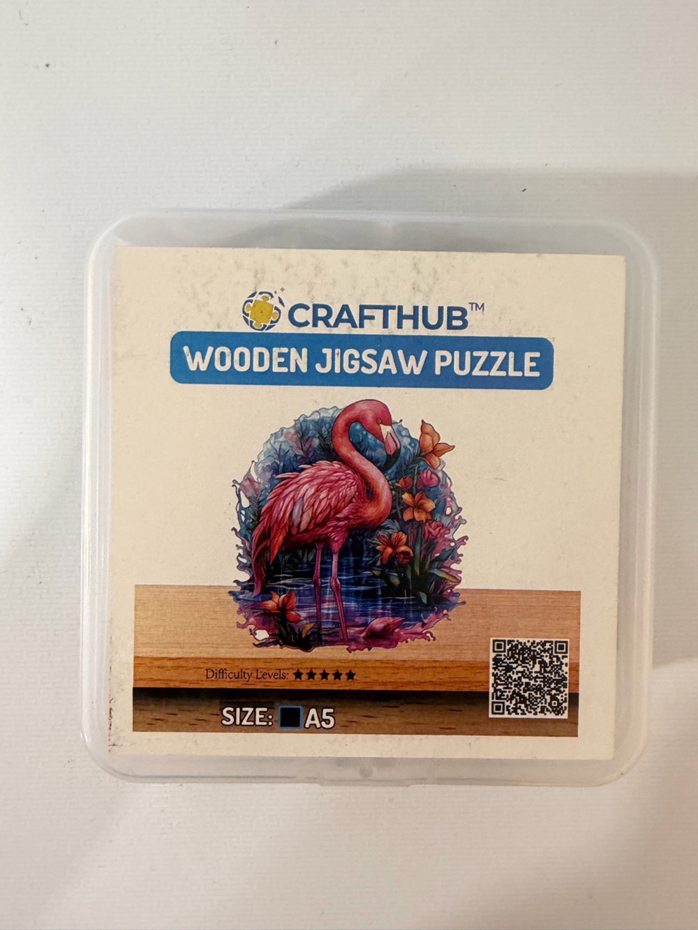 Crafthub Flamingo Wooden Jigsaw Puzzle